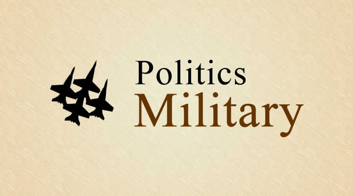 Fight jets with the words Politics Military